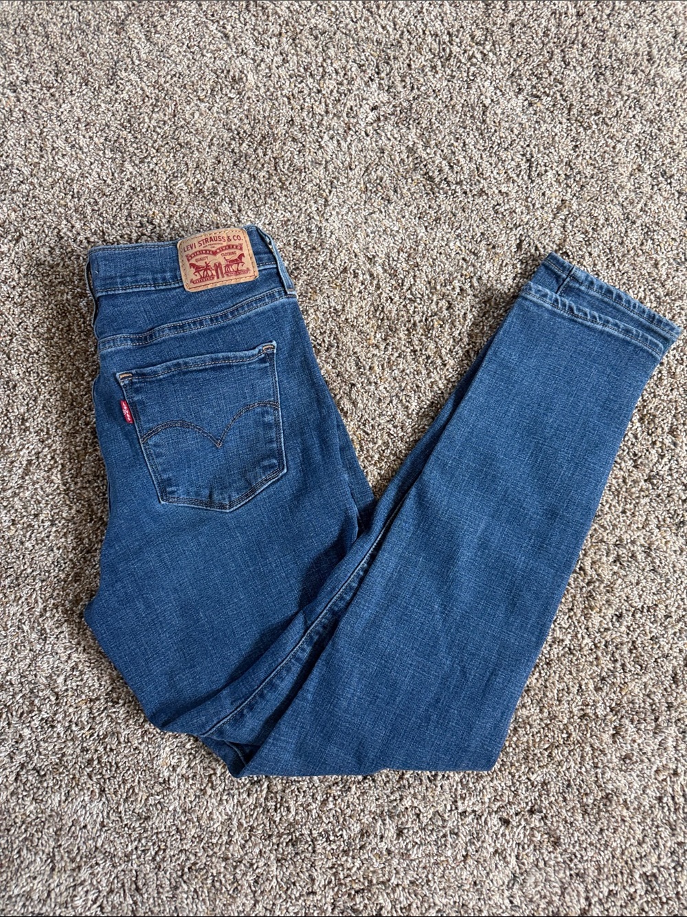 Levi's Women's Blue Skinny Jeans